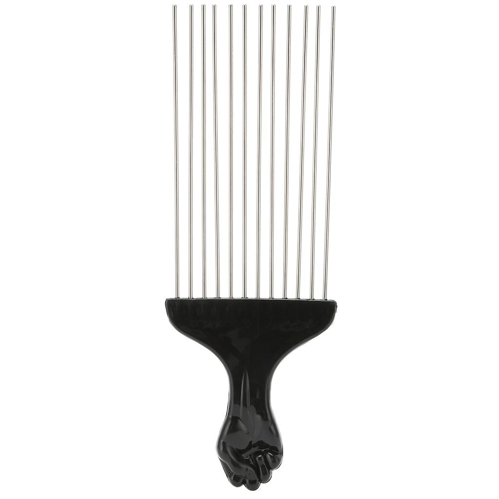 Professioneller Metall-Haarpick Entwirren Salon Friseursalon Pick Kamm Haarstyling-Werkzeug