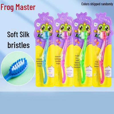 Frog Prince Kids' Ultra-Soft Toothbrush for Ages 3-12