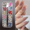 Nail Art Accessories Mini Nail Drills Color Special-Shaped Flat Bottom Drills White Pink Champagne Super Flash Nail Accessories