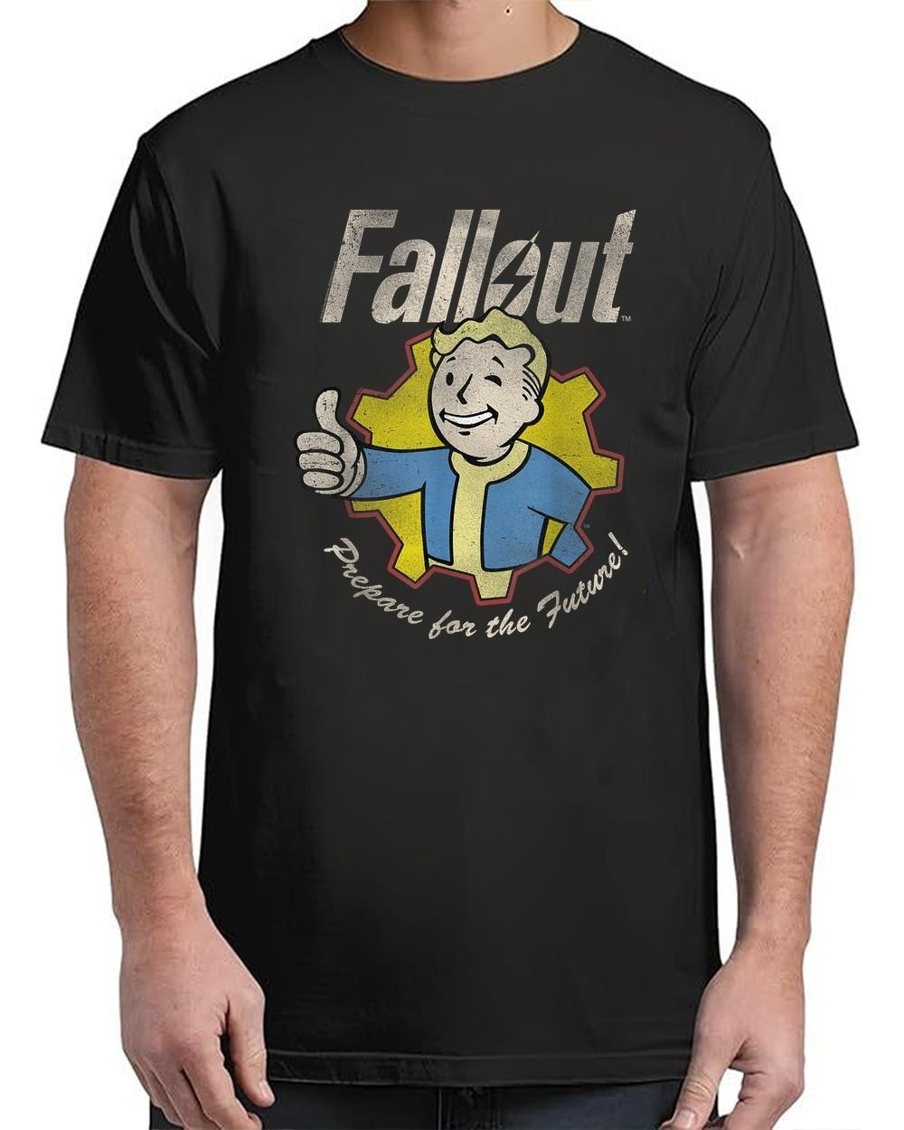 Fallout Video Game Prepare for the Future Vault For Adult T-Shirt L