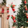 Santa Claus Climbing Rope Ornament with Sponge - Single/Double/Triple Ladder Options for Christmas
