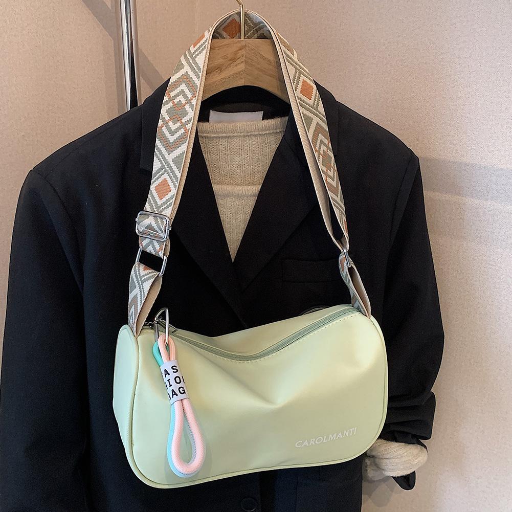 

Nylon Crossbody Bag for Women Slouchy Shoulder Bag Zipper Sling Bag Casual Hobo Bag for Everyday Casual Travel