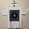 Used Skull Bandana Pattern T-shirt XL Size White TRUE LOVE