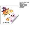 Seasonal Wall Decals Halloween Pumpkin Ghost Switch Sticker, Cartoon Light Self-Adhesive Panel Stickers Decoration Decal for Living Room Bedroom
