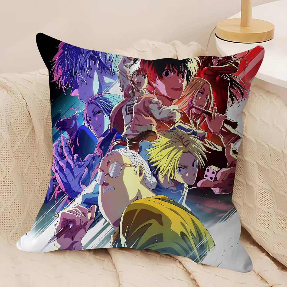 Anime S-Sakamoto-Days Kissenbezug Kissenbezug Deko Kissenbezug Bedruckter Kissenbezug für Couch