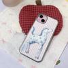 Korean Ins Retro Pink Striped Star Pony Phone Case for iPhone 17 16e 16 15 14 13 12 11 Pro Max Air Plus Luxury Clear Soft Cover