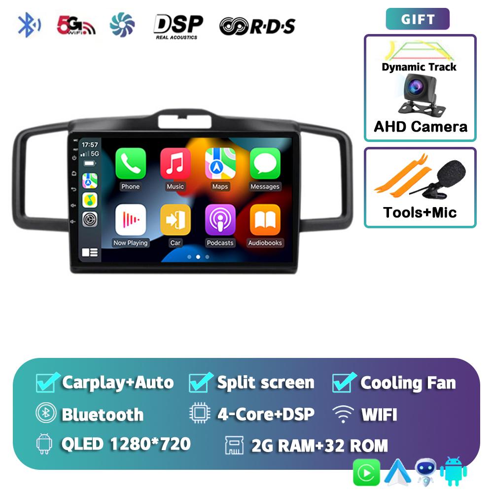 

Android 14 Автомагнитола CarPlay Auto для Honda Freed 1 Spike 2008-2016 Мультимедийный видеоплеер 2din Навигационная стерео головное устройство DSP