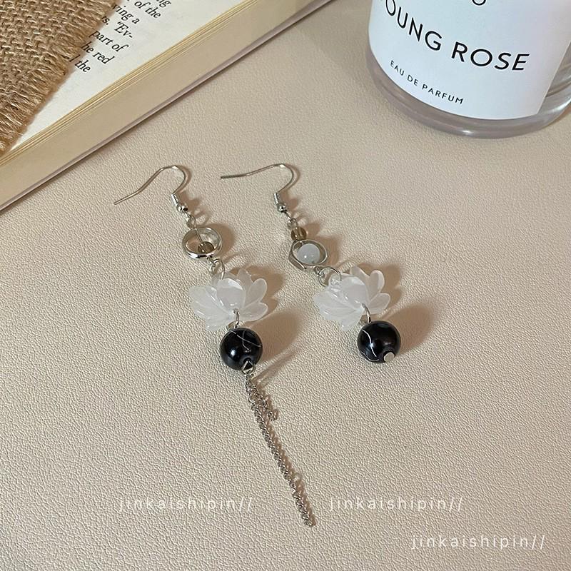 Pendientes Retro Chinos de Mariposa Flor Gota de Agua para Mujer