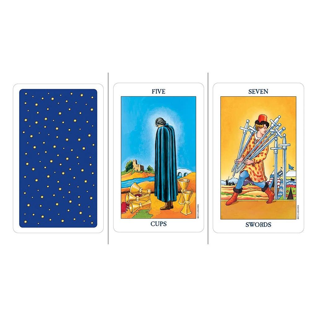 Kancharo Tarot Card Set Tarot In a Includes a Basic Japanese Tarot Card Instruction Manual and Pouch 78-Card [Radiant Rider-Waite Tin] (Authentic)