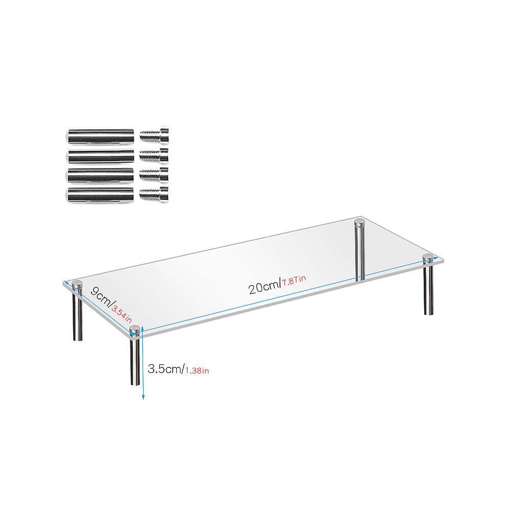Acrylic Multi-functional Desktop Display Rack Organizer Stand for Jewelry, Blind Boxes, Badges, Anime Figures, Trays & Holders