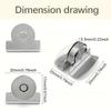 5 Pairs (10pcs) of Metal Seamless Magnetic Clasps, Suitable for Bags, Magnetic Snap Buttons, Fasteners, Ideal for Handbags