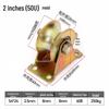 Heavy Duty U-Shaped Double Rail Steel Guide Wheel Pulley with V-Shaped Angle