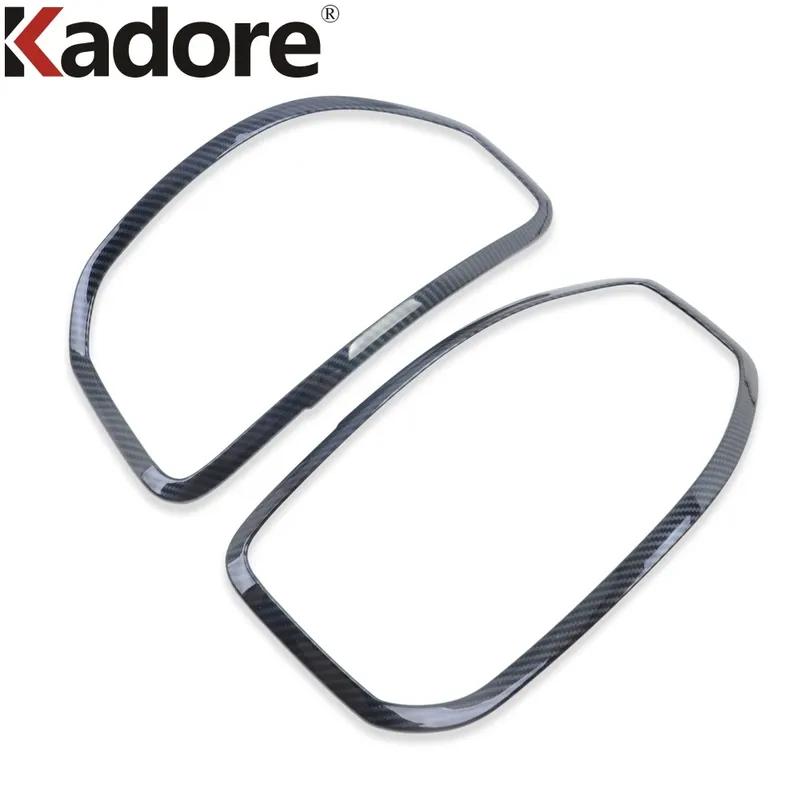 Rear Tail Light Lamp Cover Trim For Hyundai Venue      2024 Carbon Car Taillight Frame Trims Accessories