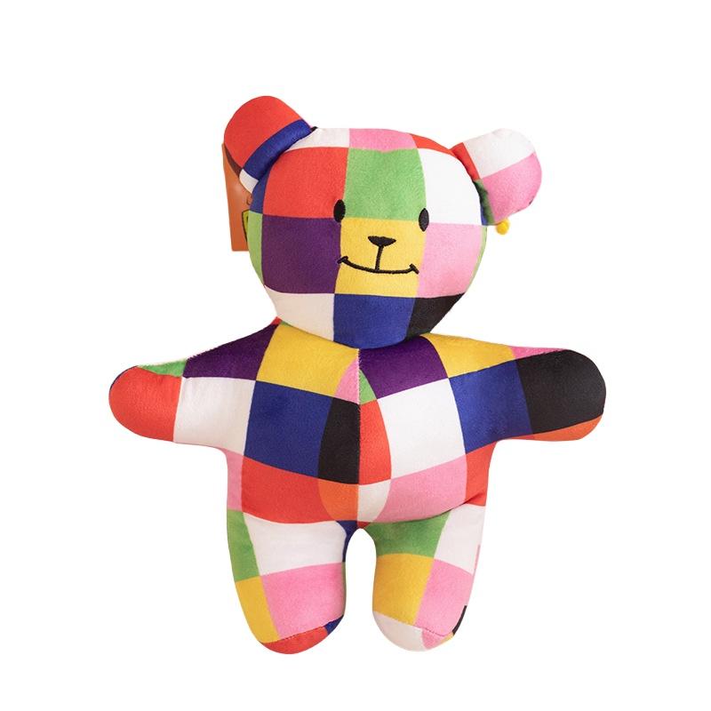 Elmer's Colors Elefant Gosedjur Mjuk Och Mysig Gosedjur För Barn