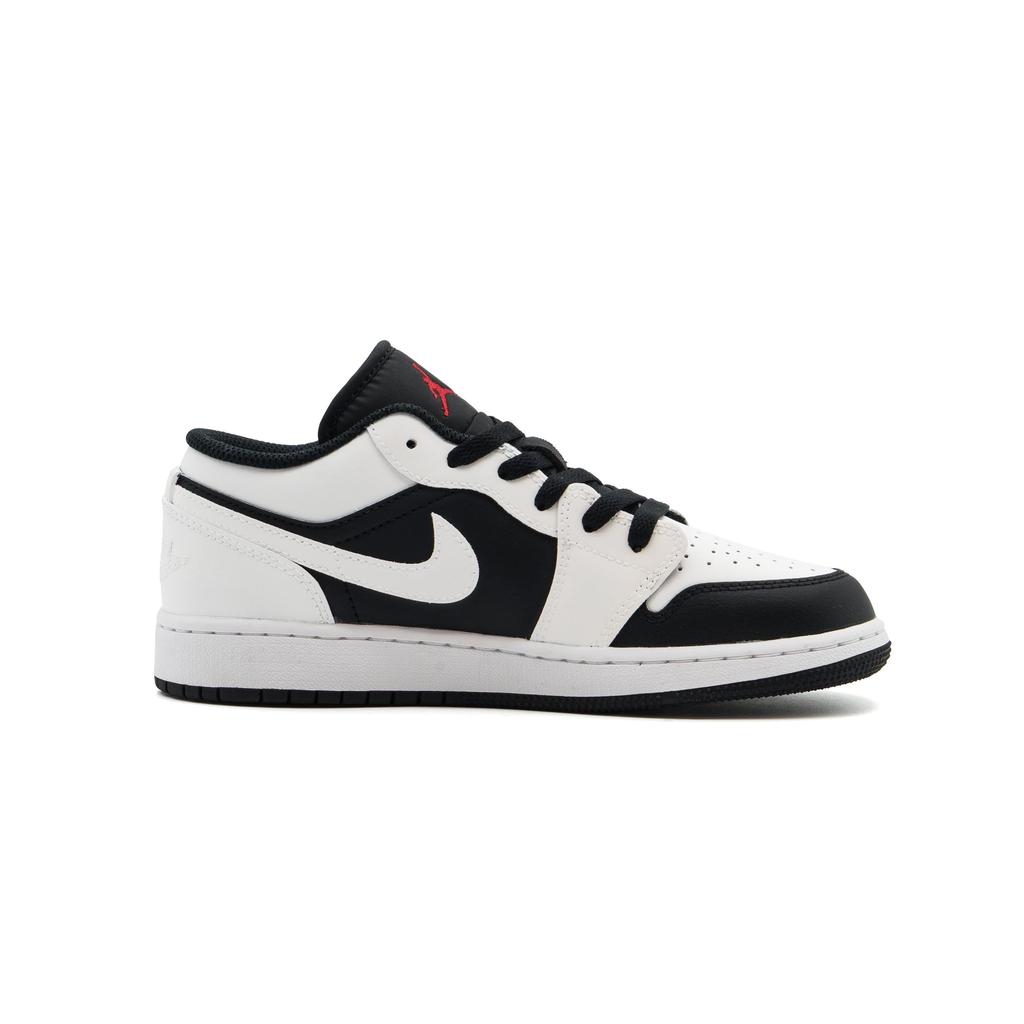 Jordan Air Jordan 1 Abrasion Resistant Low Top Vintage Basketball Shoes Unisex Black White 553558-067(team1098SBOX)