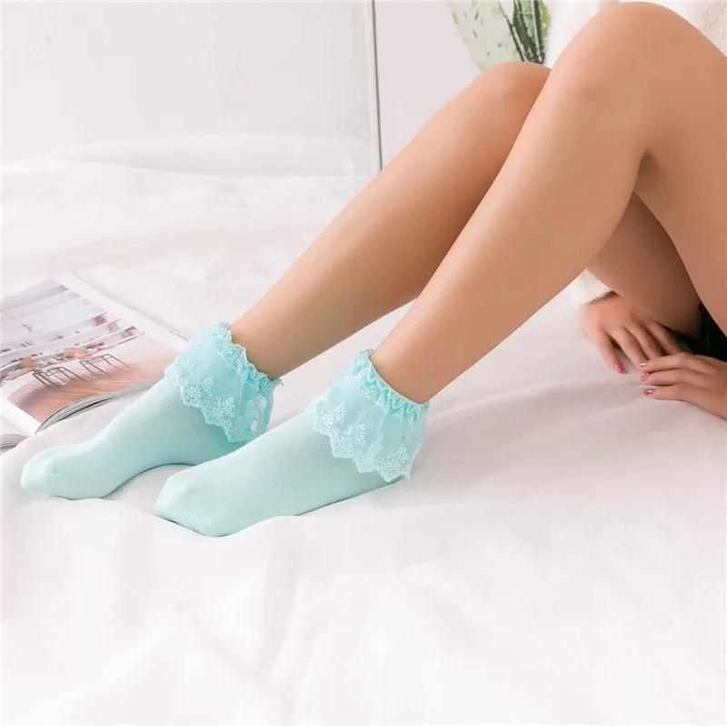 Dropship Alert! Adorable Women's Lace Ruffle Frilly Short Socks In Cute Princess Lolita Style