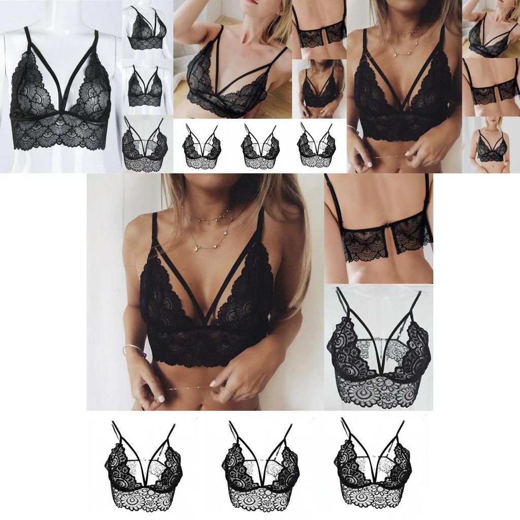 Elegant Women's Lace Bralette With High Elasticity Perfect For Summer Cami Style