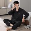 Pajamas Men'S Autumn And Winter Thickened Fleece Coral Fleece Men Can Wear Island Fleece Loungewear In Winter