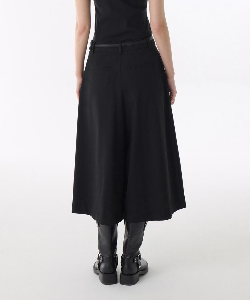 MUSINSA STANDARD WOMAN Women'S Lightweight Skirt Slacks [Black]