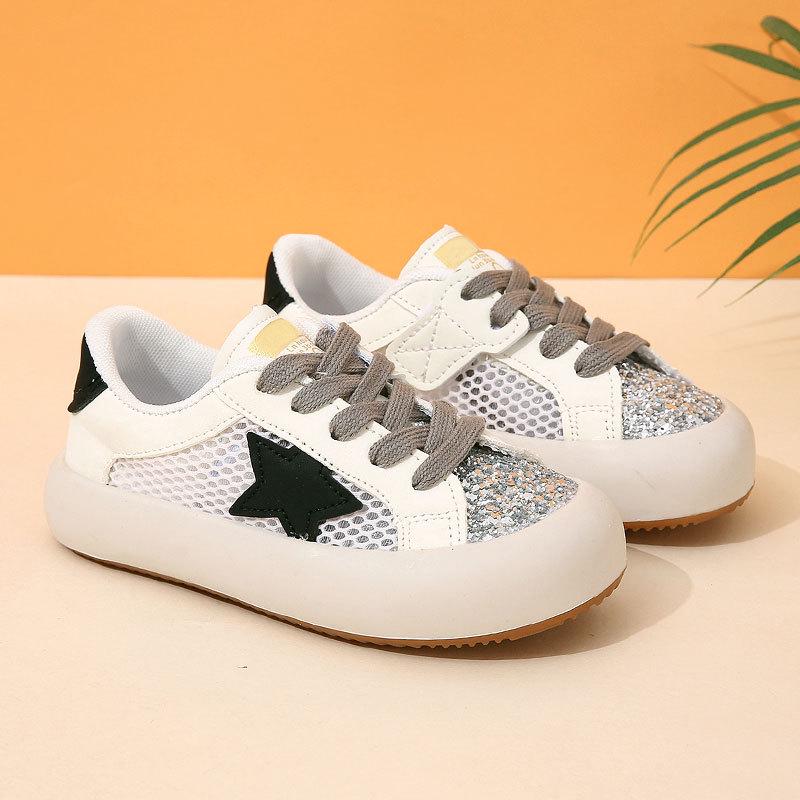 Girls' Casual Low-Top Sneakers - Autumn 2023 New Style, Soft Non-Slip Sole, Fashionable Sports Shoes for Little Girls