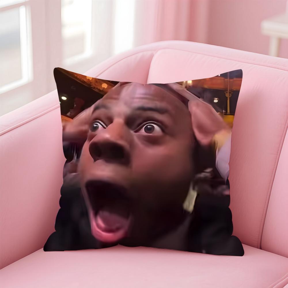 Streamer energico iShowSpeed Federa per Cuscino Morbida Tessuto Amichevole Cerniera a Scomparsa