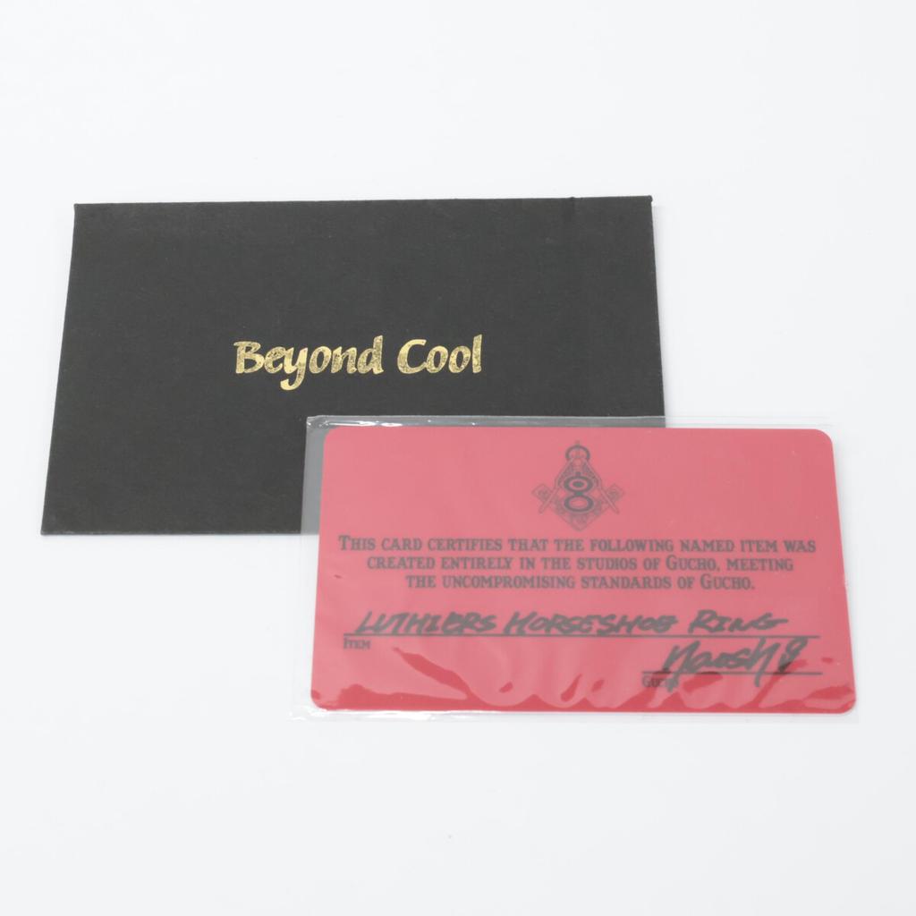 Gucho 925 LUTHIERS HORSESHOE RING Luthiers Hufeisenring Ring Silber Gebraucht