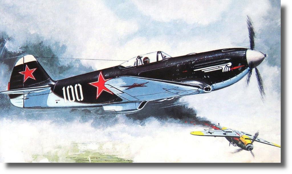 Semer Soviet Yakovlev Fighter Plastic Model SME72836 1/72 Yak-3