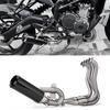Compatible with Kayak 450RR Motorcycle 23-24: Full Exhaust Pipe Set for Custom Mods