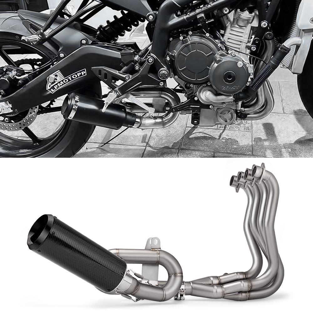 Compatible with Kayak 450RR Motorcycle 23-24: Full Exhaust Pipe Set for Custom Mods
