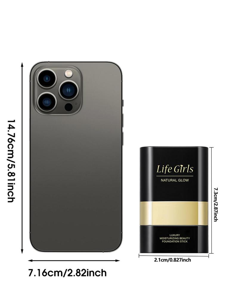 Luxurun Qinyan Foundation Stick Lightweight and Obedient Beauty Moisturizing Foundation Stick Double-headed