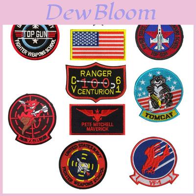 Top Quality Top Gun Navy Fighter Squadron Patches For Jackets Vests And More
