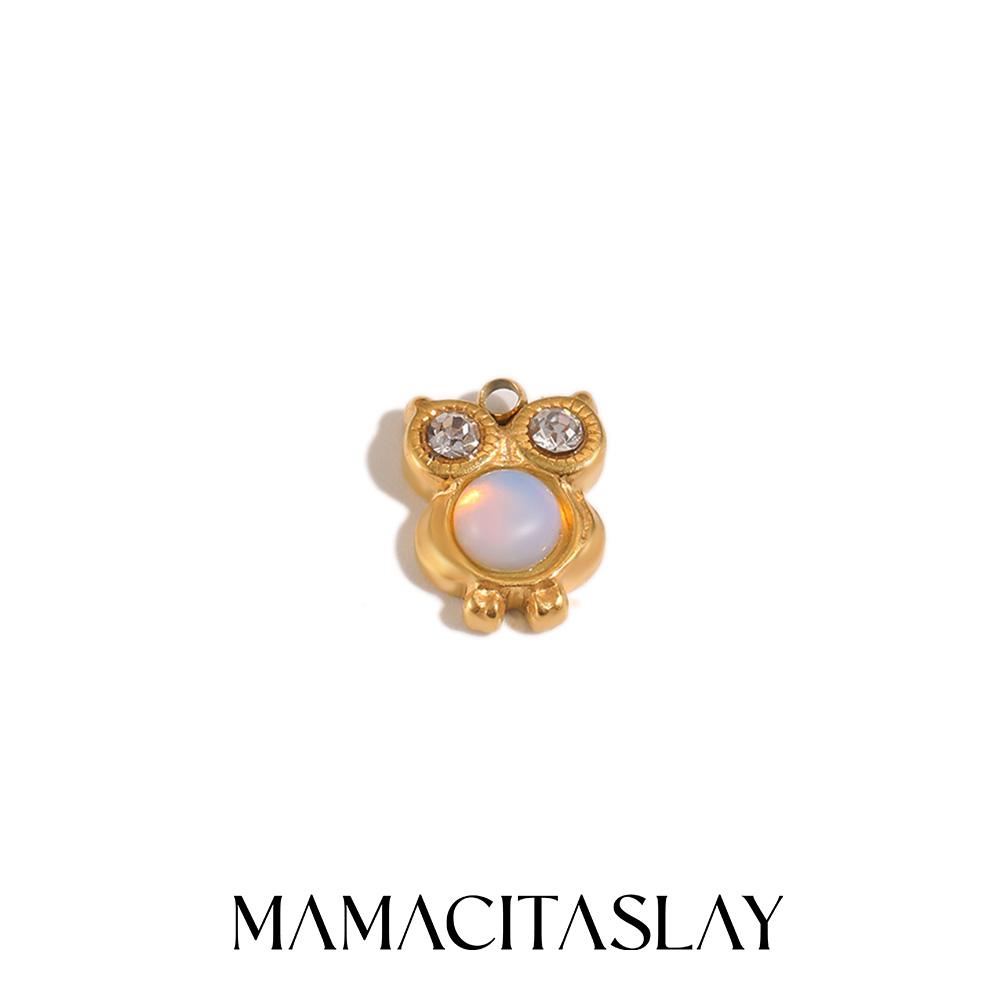 MamacitaSlay Vintage Celestial Animal Charms 18K Gold Plated 316L Stainless Steel Waterproof Jewelry Making Pendants For DIY