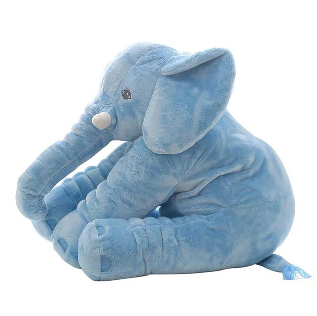 40/60cm Large Plush Elephant Doll Soft Cuddly Stuffed Animal Pillow Cute Toy Gift for Kids