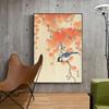 Bird On Branch Painting Vintage Japanese Wall Art Canvas Print Poster Spring Nature Picture for Living Room Home Decor Cuadros