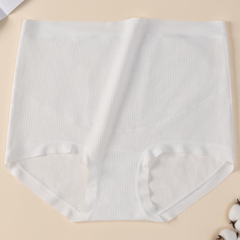 Large Size Female Spring and Autumn 10A Bacteriostatic Cotton Pregnant Women High Waist Belly Triangle Briefs