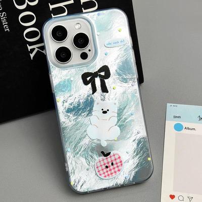 Zhitai Creative Glacier Cartoon Case for iPhone 11Pro-15Pro Max