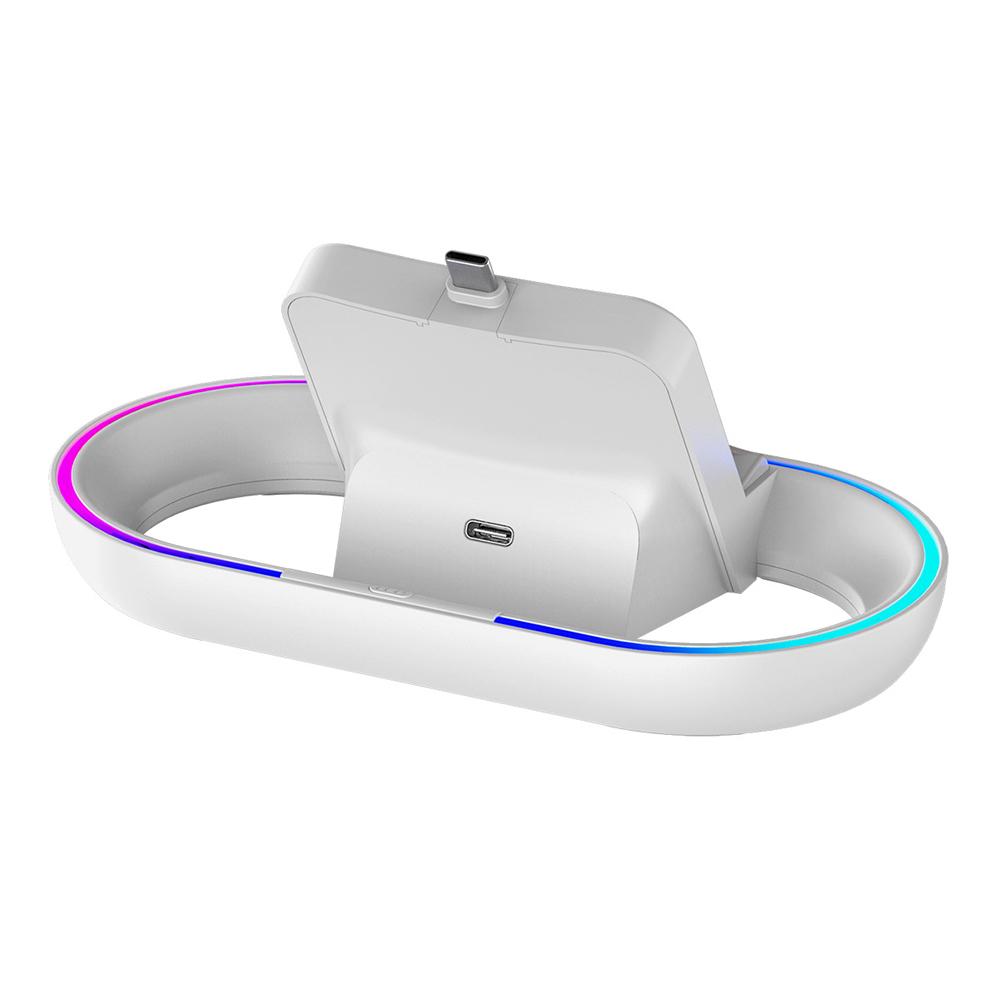 3in1 Charging Dock Station for PlayStation Portal Game Console RGB Stand Holder with Cable Charger for PS5 Portal Game Console