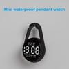LED Digital Hanging Watch Night Light Energy Saving Silent Electronic Clock for Bedroom Living Room Wall Decor