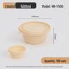 Degradable Disposable Round Meal Box with Lid