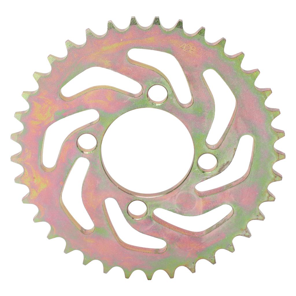 37T 428 Roată Lanț Spate 52mm Oțel Roată Lanț Spate Pinion Înlocuitor pentru Motocicletă ATV DIY