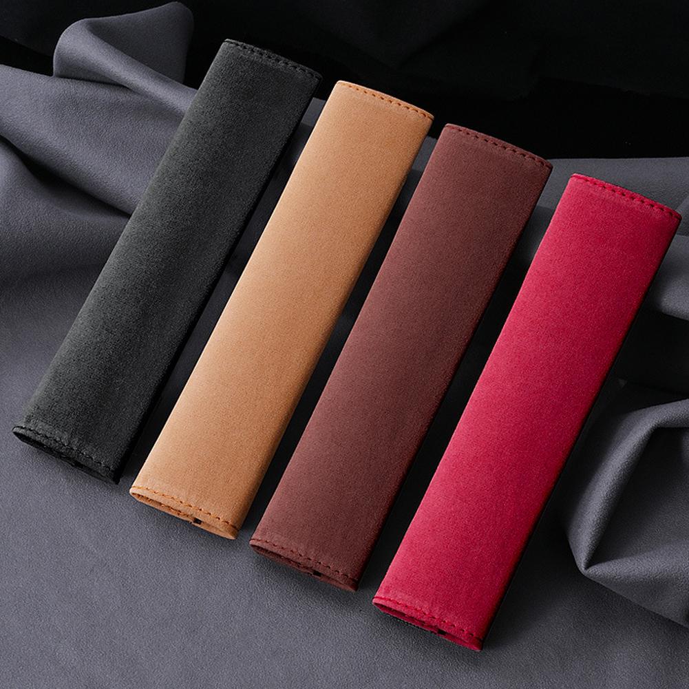Leather and Suede Car Seat Belt Shoulder Cover Seat Belt Pad Car Styling Interior Seat Belt Cover Accessories
