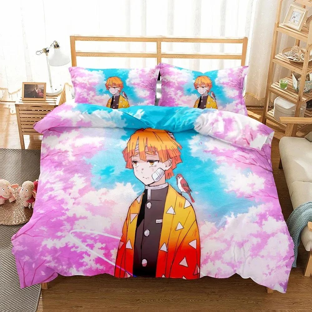 

Miku Sakura Comics Girl Duvet Cover Set Eu Single Double King Us Twin Full Queen King Green Lantern Bed Linen Set Customizable 70x133cm 2pcs
