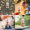 2d Acrylic Car Accessory Cartoon Dog Rearview Mirror Vehicle Decoration Pendant