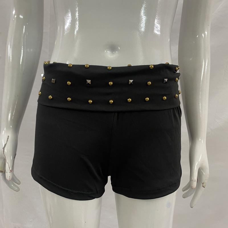 Europäische und Amerikanische Gotische Punk Dunkle Heiße Diamant Sexy Low Waist Shorts