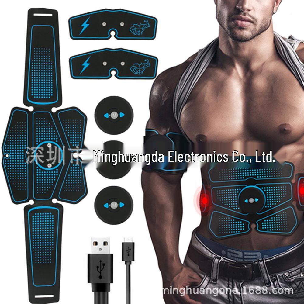 

EMS Wireless Abdominal Trainer Belt - Smart Muscle Patch for Waist, Arms, and Abs Fitness