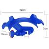 1Pcsvadjustable Plastic Aquarium Water Hose Clamp With Sturdy Structure And Easy Installation Perfect For Fish Tank Pipe Fixing