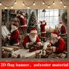 1Pcs Christmas Scene Depicting Decoration Background Winter Backdrop Decorations For Photo Studio Photo Booth Christams Party