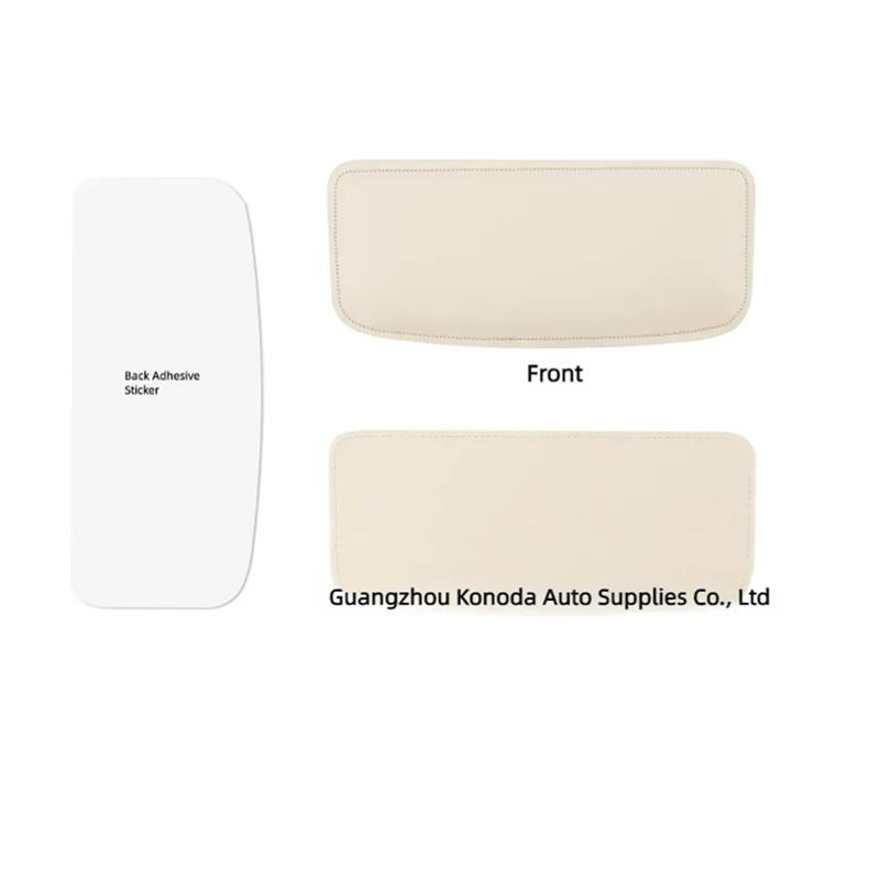 PU Leather Car Interior Leg Knee Cushion Soft Pad Auto Door Center Control Armrest Elbow Support Thigh Pad for Vehicle Interior