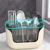 Anti Slip Chopstick Fork Spoon Organizer 3 Grids Drain Storage Holder  Kitchen Supplies