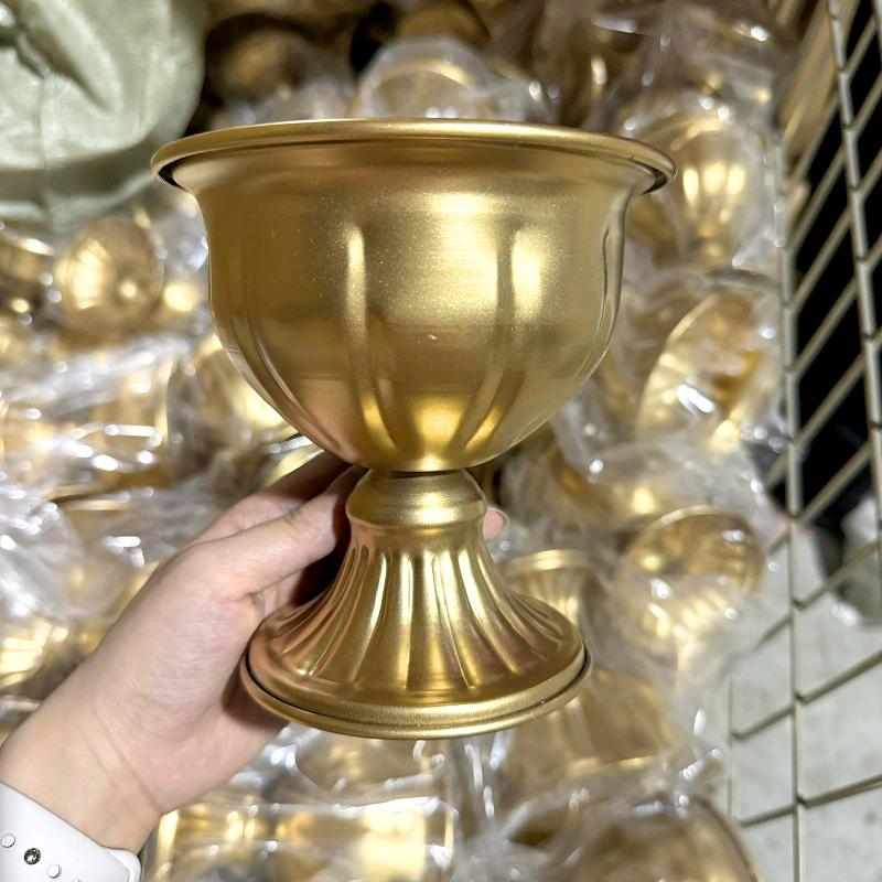 Aranjament de flori Acasă Nuntă Masă de sufragerie Ornamente de birou DIY Decorații cu picioare înalte